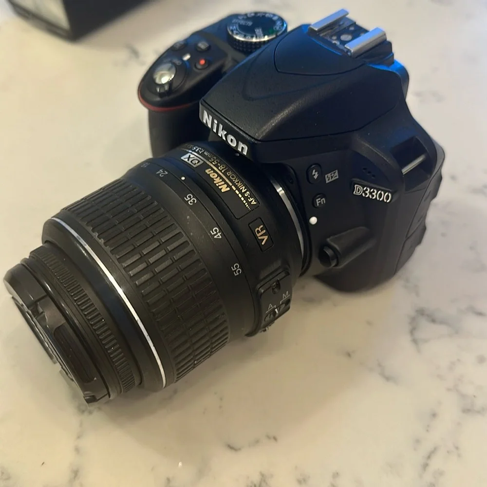 Nikon D3300 with camera bag